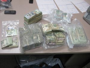 $118,000 in suspected drug money